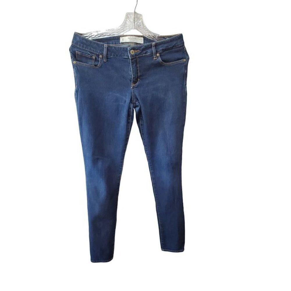 Abercrombie & Fitch Womens Skinny Jeans W29 L31 Dark Wash Denim